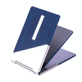 Metal Driver License Holder Fits Most Vehicles - Stripe Blue - Extra Image