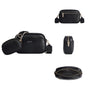 Small Square Pu Crossbody Bag For Women High Capacity - Black