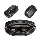 Small Square Pu Crossbody Bag For Women High Capacity - Black - Rear View