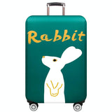 Protective Cover for Trolley Luggage - Durable and Dustproof - Large Size - Summer Sea - S - Front View