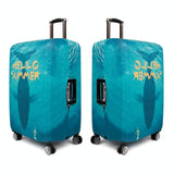 Protective Cover for Trolley Luggage - Durable and Dustproof - Large Size - Summer Sea - S - Close-Up Angle