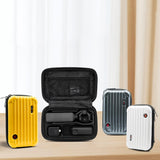 Small Organizer Bag for Sports Camera Accessories 18.5 x 11.5 x 6cm - Pearl White - Side View