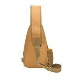 Portable One Shoulder Water Bottle Bag For Outdoor Cycling - Brown - Top-Down View