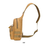 Portable One Shoulder Water Bottle Bag For Outdoor Cycling - Brown - 45-Degree Angle