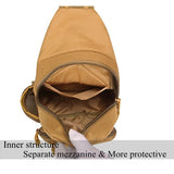 Portable One Shoulder Water Bottle Bag For Outdoor Cycling - Brown - Low Angle