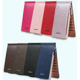 Ultra Thin Multi Card Wallet Multi Function Card Holder - Rose Red