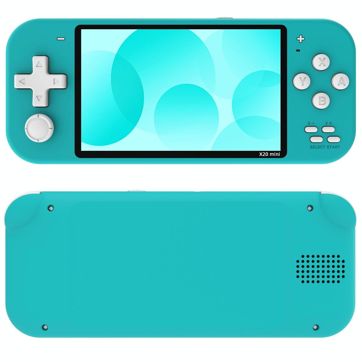 8Gb Handheld Game Console With 4.3 Screen - X20 Mini Classic Games - Blue