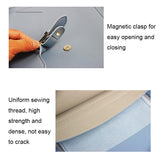 Waterproof Laptop Bag With Power Pack - 13 Inches Portable - Sky Blue - Rear View