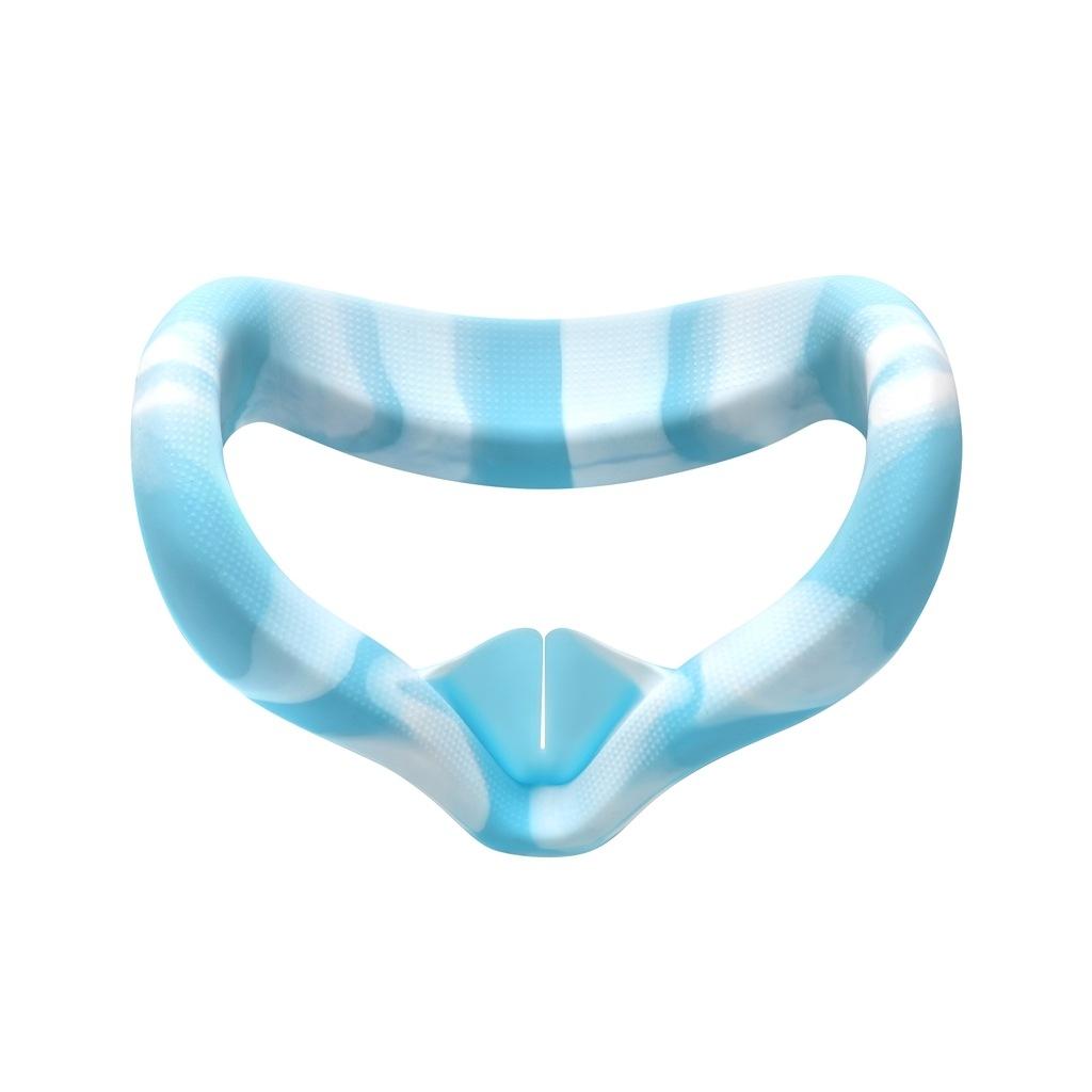 Silicone Vr Eye Cover for Oculus Quest 2 - Anti-sweat - White Yellow