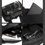 Functional Men Chest Bag Versatile Messenger Bag For Everyday Use - Camouflage - Low Angle