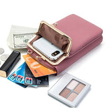 Stylish Pebbled Shoulder Bag For Women - Green - Rear View