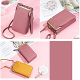 Stylish Pebbled Shoulder Bag For Women - Green