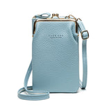 Stylish Pebbled Shoulder Bag For Women - Green