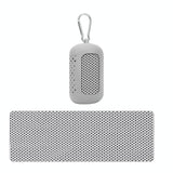 Portable Quick Dry Sports Towel Set with Silicone Sleeve and Storage Bag - 30x80cm - Grey - 30X80Cm