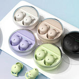 Comfortable Wireless Bluetooth Earphones - Noise Canceling - Purple - Extra Image