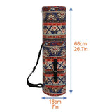 Thick Yoga Mat Bag Warm Color - Colour Warm - Side View