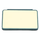 Grid Pattern Card Bag Sticker For Mobile Phones - Black - Top-Down View