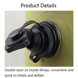 Waterproof Rafting Backpack For Outdoor Activities - Bean Green - Rear View