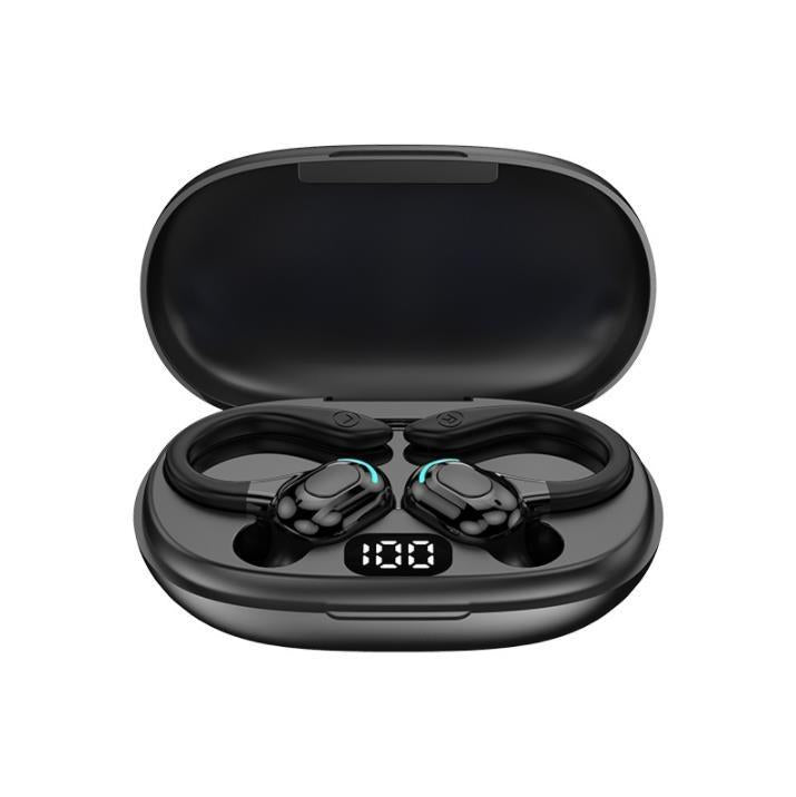 Wireless Bluetooth Earphones with Charging Case - F8 - Green Double Ear
