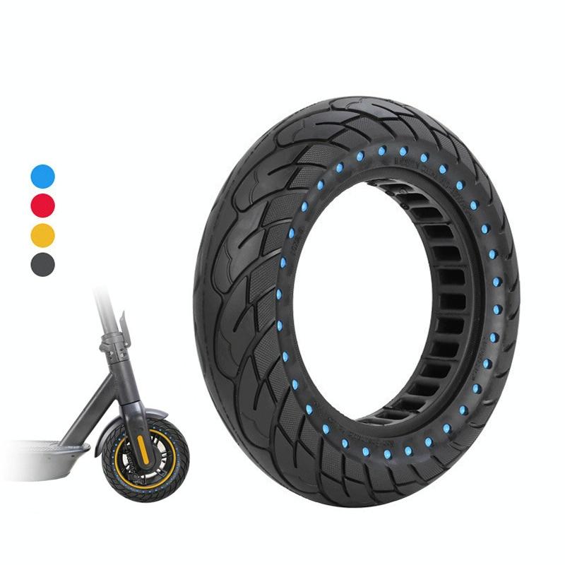 10 Inflatable Honeycomb Solid Run-flat Tire Electric Scooter - 36Mm Slot Red