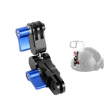 360 Degree Rotating Mount Adapter for Gopro Hero11 - Aluminium Alloy - Black - Front View