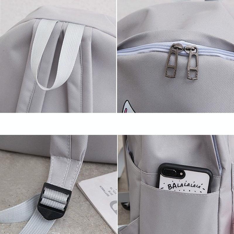 Versatile 4-piece Travel Backpack Set - Pink
