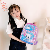 Kindergarten 3d Cartoon School Bag - Ideal for Little Ones - Monkey - Low Angle