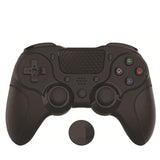 Bluetooth Gamepad for Ps4 Pro with Dual Vibration and Six-axis Control - Black White - Front View