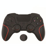 Bluetooth Gamepad for Ps4 Pro with Dual Vibration and Six-axis Control - Black White - Extra Image