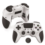 Bluetooth Gamepad for Ps4 Pro with Dual Vibration and Six-axis Control - Black White - Extra Image