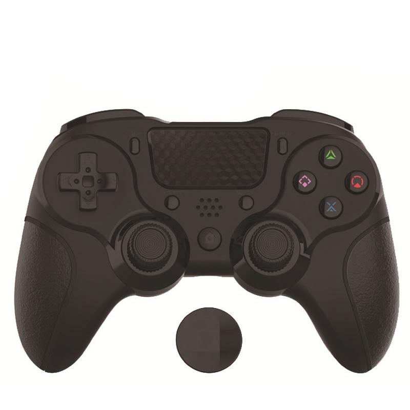 Bluetooth Gamepad for Ps4 Pro with Dual Vibration and Six-axis Control - Black White