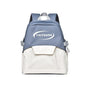 Large Splash Proof Backpack For Outings & School - Gray Blue