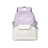 Large Splash Proof Backpack For Outings & School - Gray Blue