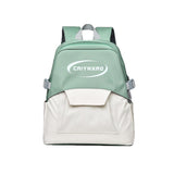 Large Splash Proof Backpack For Outings & School - Gray Blue