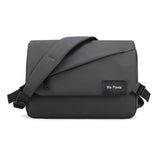 Large Capacity Waterproof Messenger Bag For Men - Grey