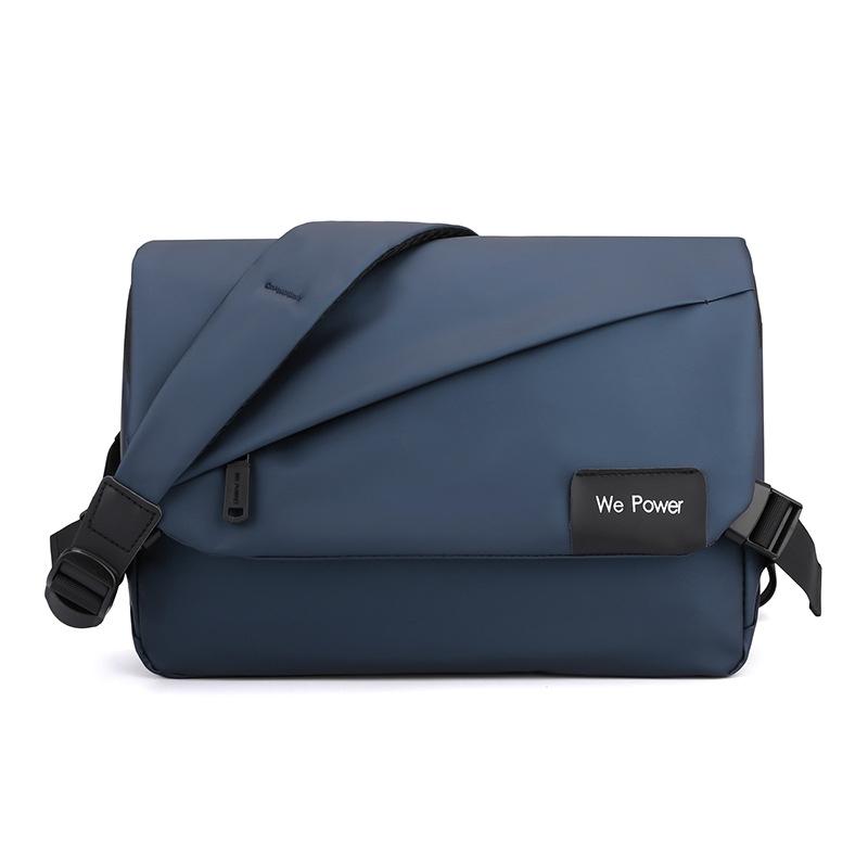 Large Capacity Waterproof Messenger Bag For Men - Grey