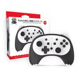 Cat Shaped Wireless Tooth Handle for Nintendo Switch - Black White - Front View
