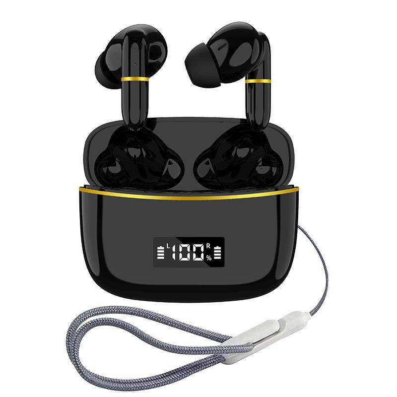 Wireless In-ear Earphones with Digital Charging Case - J2 - Pink