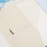 Passport Cover For Travel Abroad 3D Map Design - Ma - Low Angle