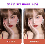 Rechargeable Clip-on Selfie Light for Mobile Phones - Blue - Low Angle