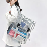 Waterproof Travel Backpack - Pvc Material - Blue - Extra Image