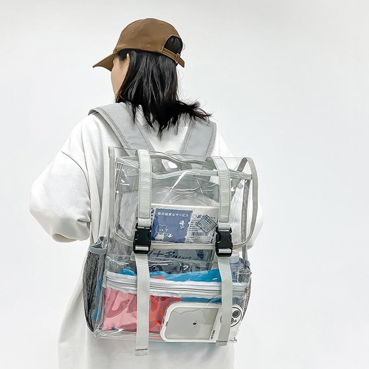 Waterproof Travel Backpack - Pvc Material - Blue