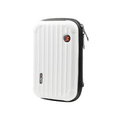 Waterproof Hard Shell Storage Bag for Amagisn - Compact Size - Pearl White