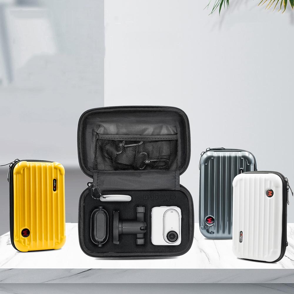 Waterproof Hard Shell Storage Bag for Amagisn - Compact Size - Pearl White