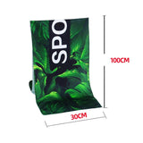 Quick Drying Cooling Towel For Outdoor Sports 100 X 30Cm - Sky - Side View