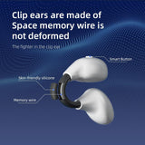 Wireless Bluetooth Earphones - My14pro Amx Sports - Black White - Top-Down View