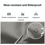 Waterproof Gym Bag - Compact and Durable - Black - 45-Degree Angle