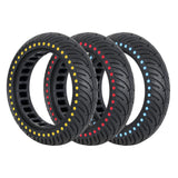 Blue 8.5 Honeycomb Tire for Xiaomi M365 / M365 Pro / 1s - Yellow - Top-Down View