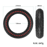 Blue 8.5 Honeycomb Tire for Xiaomi M365 / M365 Pro / 1s - Yellow - 45-Degree Angle