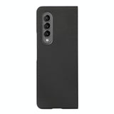 For Samsung Galaxy Z Fold4 5G Fold 4 Cross Texture Pu Leather Case - Blue - Top-Down View